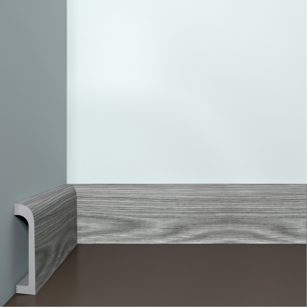 Плинтус ИКСПС Бэлло Дэко/ XPS Bello Deco ПЛ-16 Северный Дуб (80*19*2000мм) 