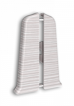 Плинтус Ideal DECONIKA (Идеал Деконика) 55 352 Каштан Серый заглушка левая+правая