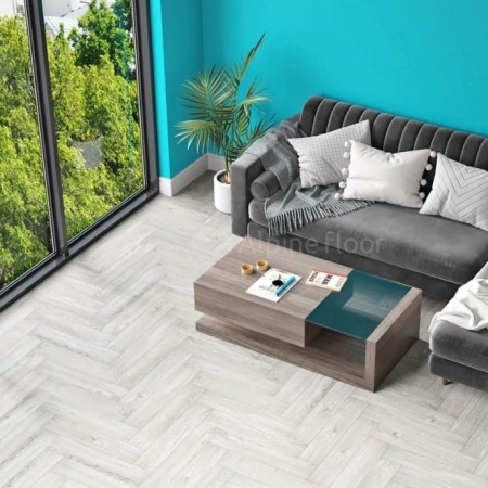 Ламинат SPC Alpine Floor  (Альпайн Флор) PARQUET LIGHT ЕСО 13-11 А Снежный (1,95кв.м/26шт/4,0мм)*40%