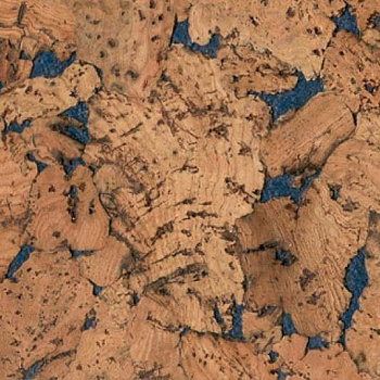 Пробка настенная Коркстайл ВОЛ ДИЗАЙН Монте Блу/ Corkstyle WALL DESIGN Monte Blue (1,98кв.м/10шт)