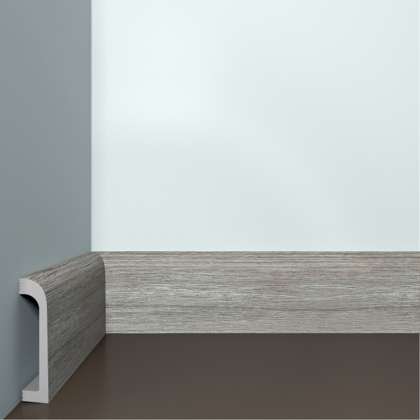 Плинтус ИКСПС Бэлло Дэко/ XPS Bello Deco ПЛ-16 Песчаный Бриз (80*19*2000мм) 