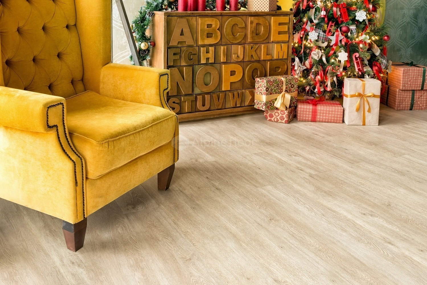 Ламинат SPC Alpine Floor PARQUET LIGHT - "елочка"