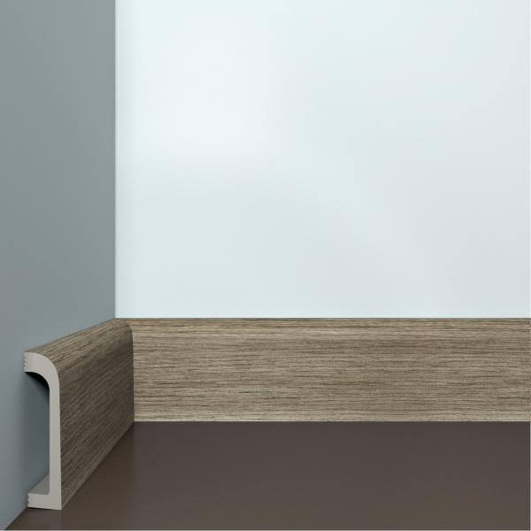 Плинтус ИКСПС Бэлло Дэко/ XPS Bello Deco ПЛ-16 Песчаное Поле (80*19*2000мм) 