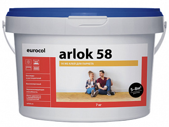 Клей Форбо АРЛОК/ Forbo ARLOK 58 1К MS/SMP 1-комп. полимерный клей для паркета более 15мм (14кг)